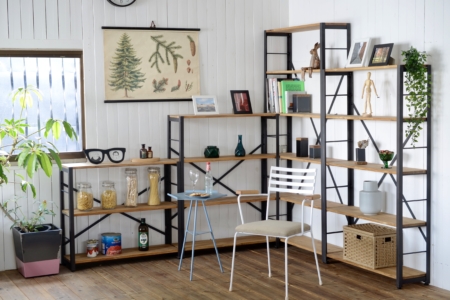 写真：Angle rack マイナーチェンジ！！キッチン棚、飾り棚、店舗什器に！！