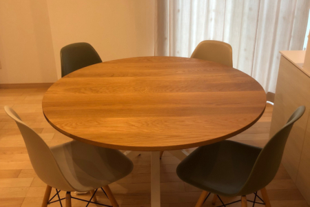 写真：大分県　大分市　N様邸　ROUND TABLE – asterisk frame
